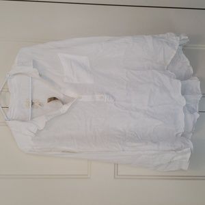 NWT AE Core Beach Swing Popover white XXL